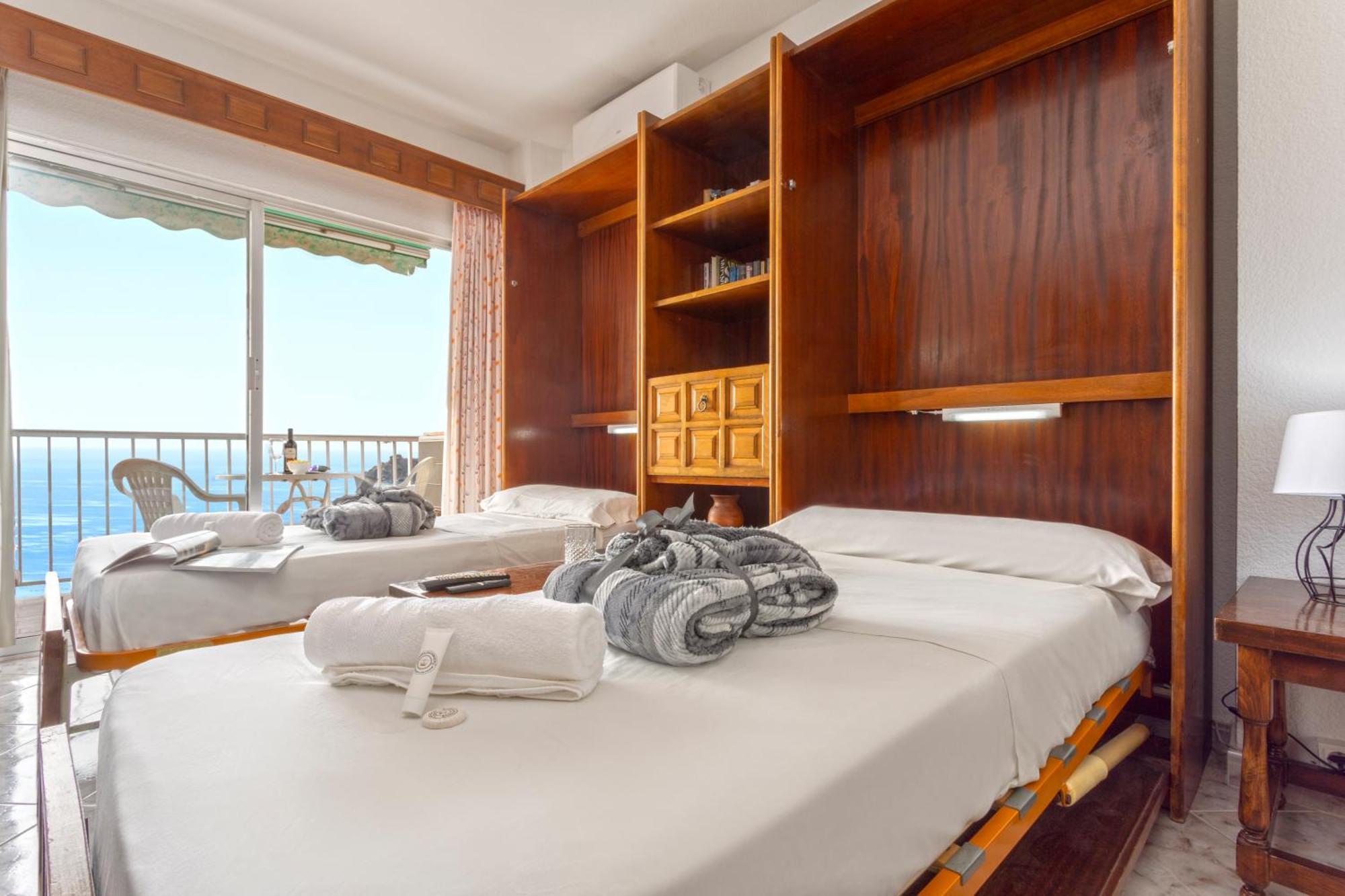 1004 - Beachfront Apartment On El Paseo, 4 Pers - Air Conditionning - Wi-Fi - Smart Tv Almuñécar Exterior foto